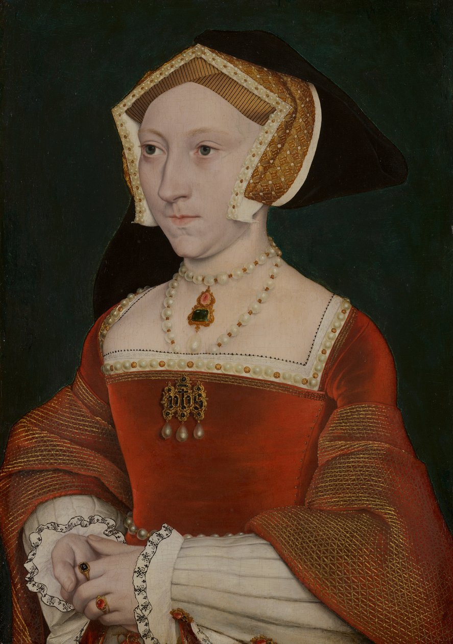 Portrét Jane Seymourové, kolem roku 1540 (olej na panelu) od Hans Holbein der Jüngere