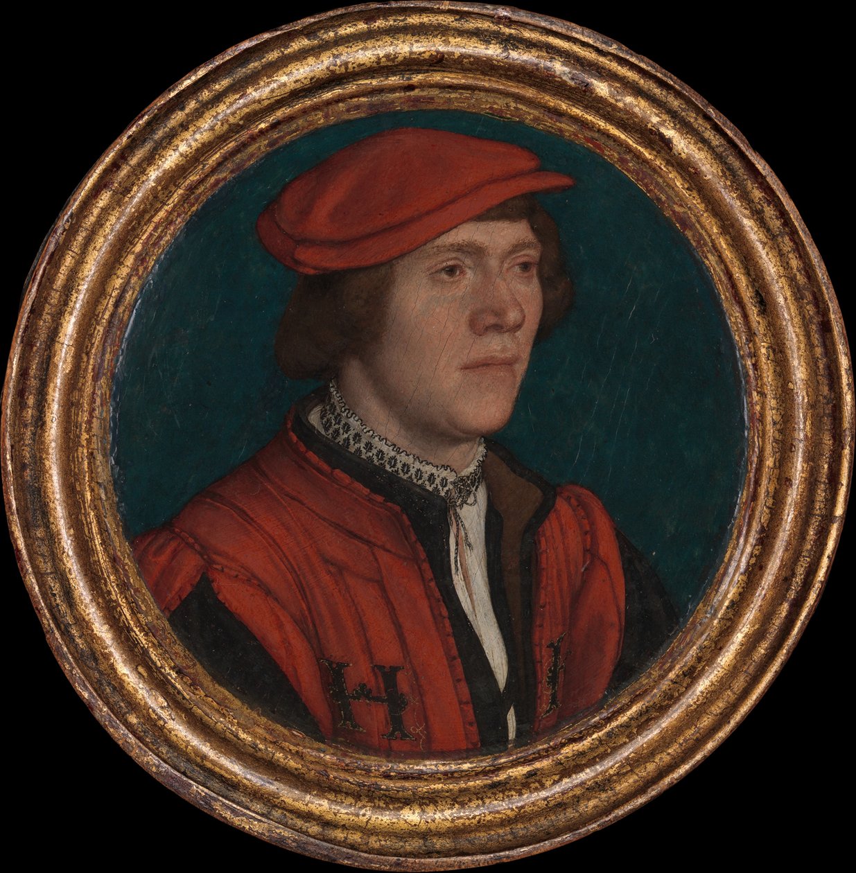 Portrét muže v červené čepici, 1532-35 od Hans Holbein der Jüngere