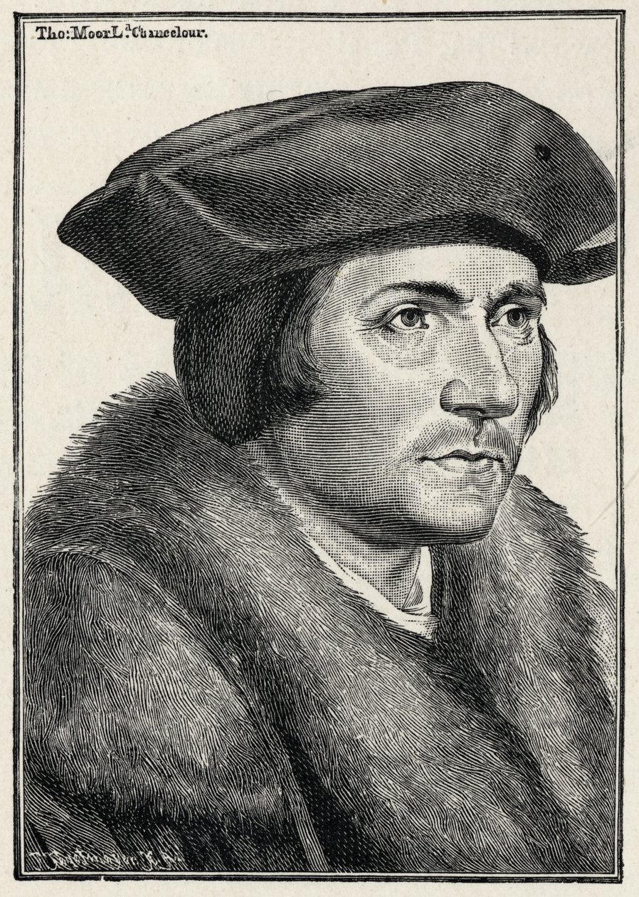 Sir Thomas More - od Hans Holbein der Jüngere