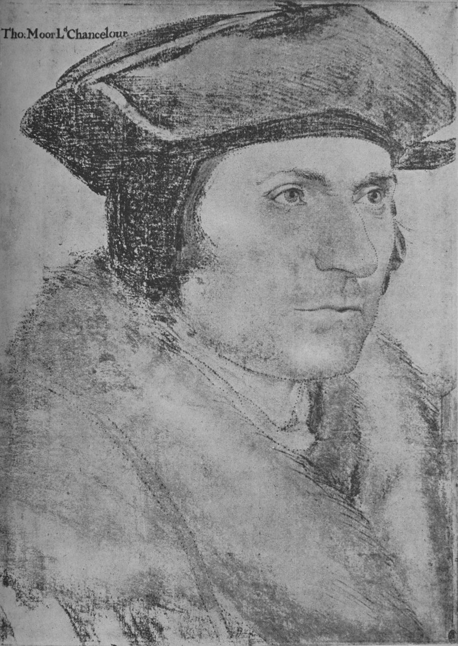 Sir Thomas More, 1526-1527 1945 od Hans Holbein der Jüngere