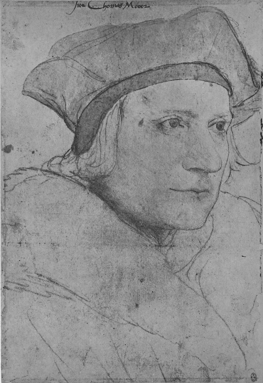 Sir Thomas More, 1526-1527 1945 od Hans Holbein der Jüngere