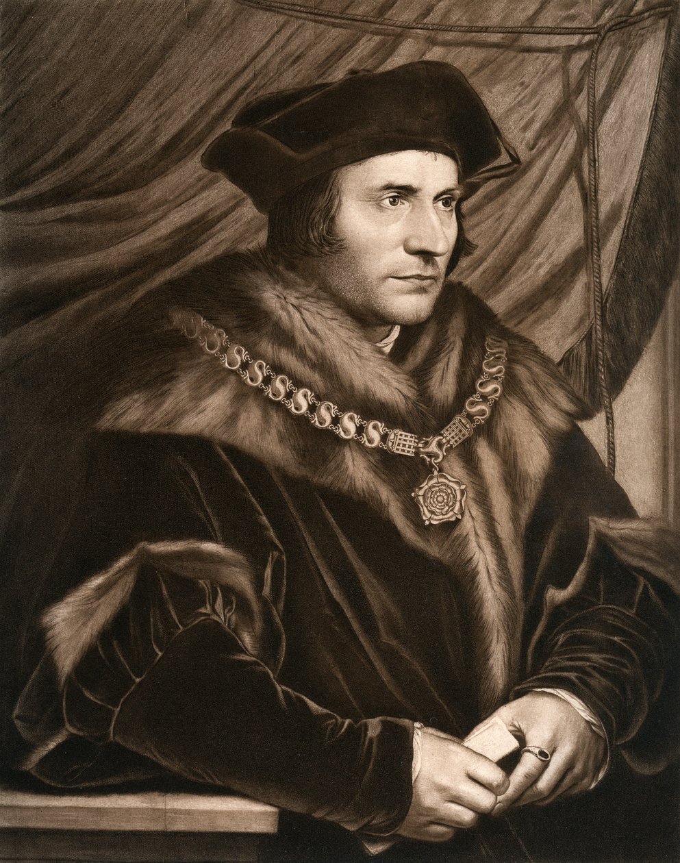 Sir Thomas More, 1527, 1902 od Hans Holbein der Jüngere