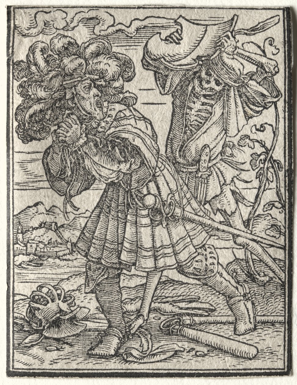 Tanec smrti: Hrabě od Hans Holbein the Younger