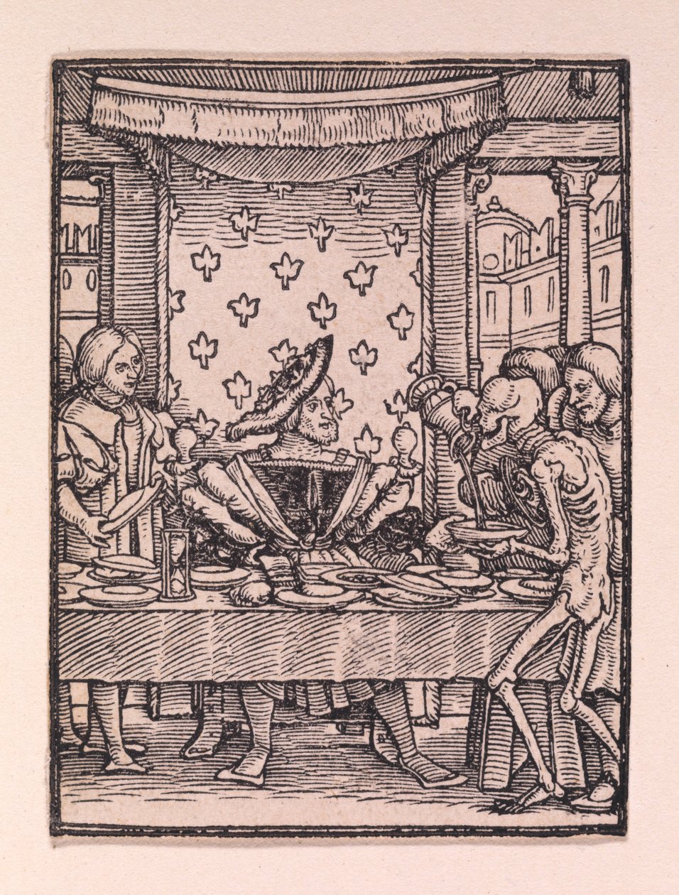 Král, z "Tance smrti" od Hans Holbein the Younger