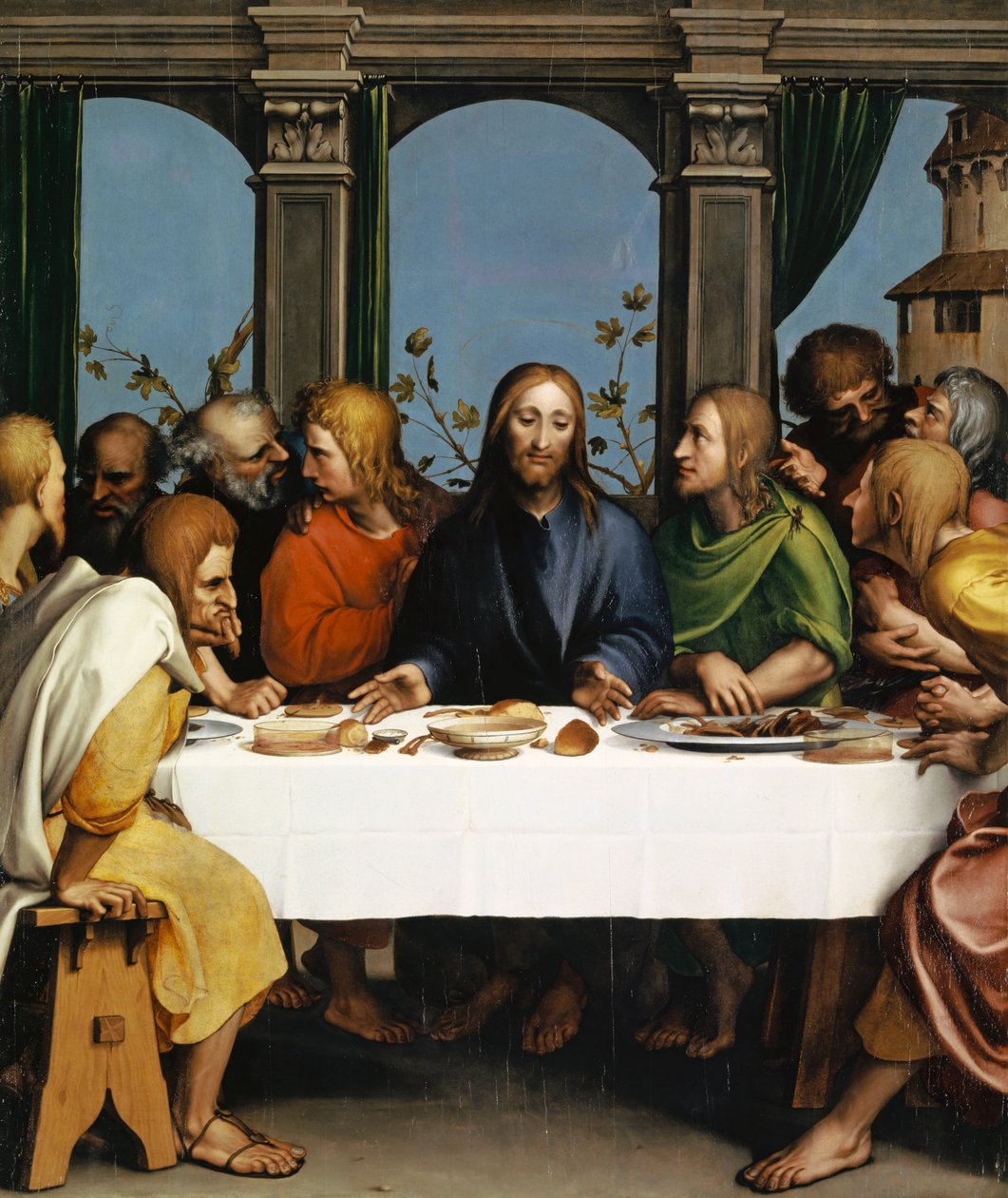 Poslední večeře, kolem roku 1527 od Hans Holbein der Jüngere