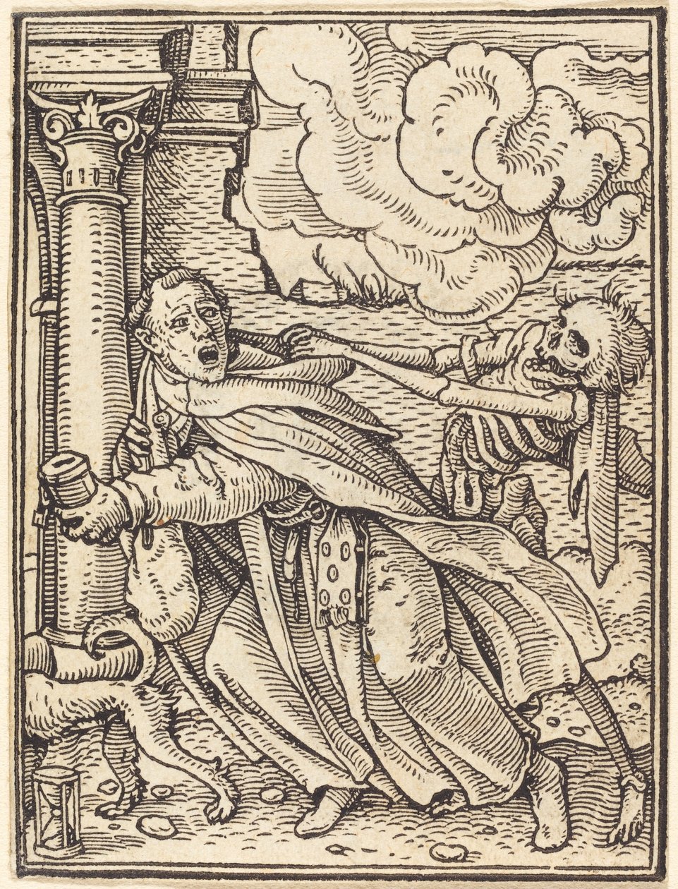 Žebravý mnich od Hans Holbein the Younger