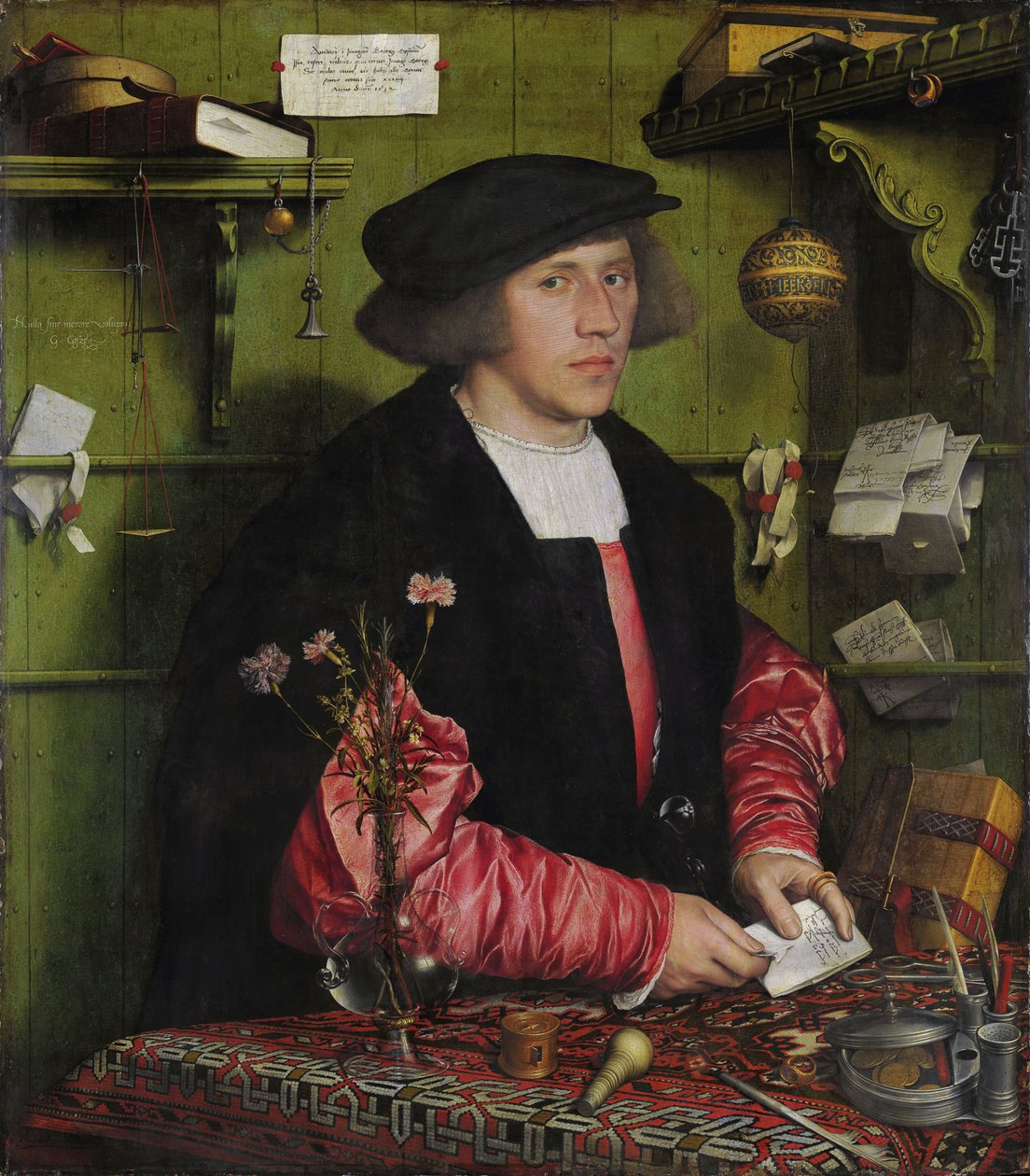 Kupec Georg Gisze od Hans Holbein the Younger