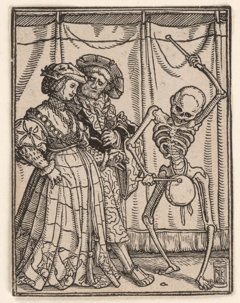 Šlechtična, z „Tance smrti“ od Hans Holbein the Younger