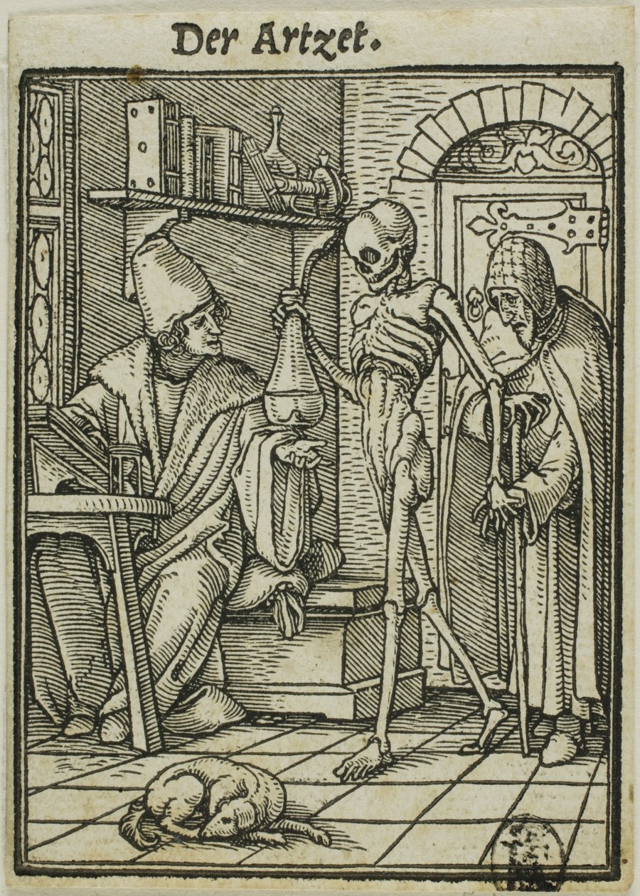 Lékař od Hans Holbein the Younger