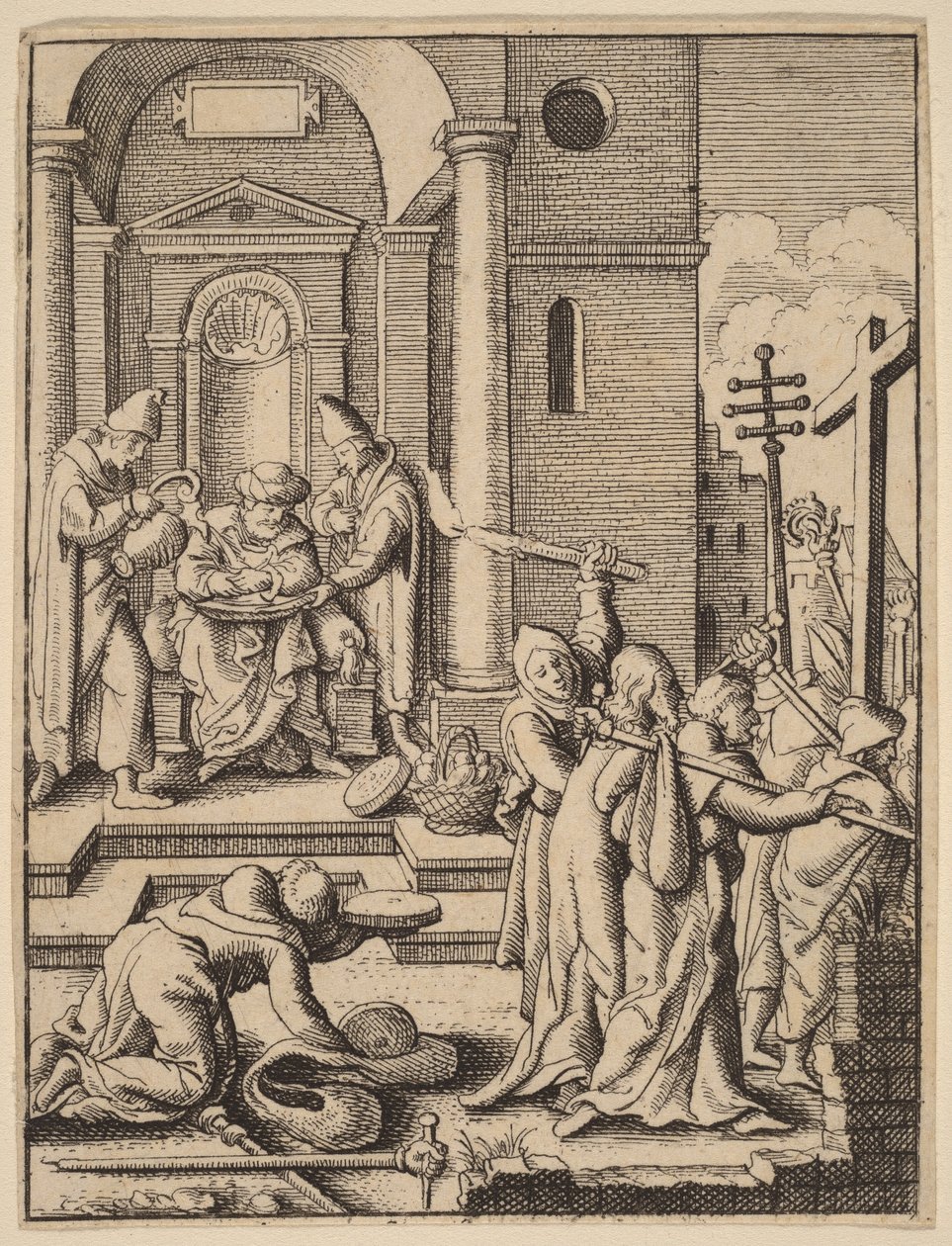 Umývání rukou od Hans Holbein the Younger