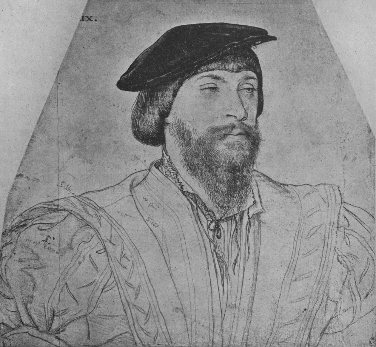 Thomas, Lord Vaux, c1533 1945 od Hans Holbein der Jüngere