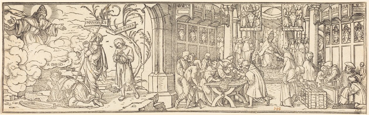 Obchod s odpustky od Hans Holbein the Younger