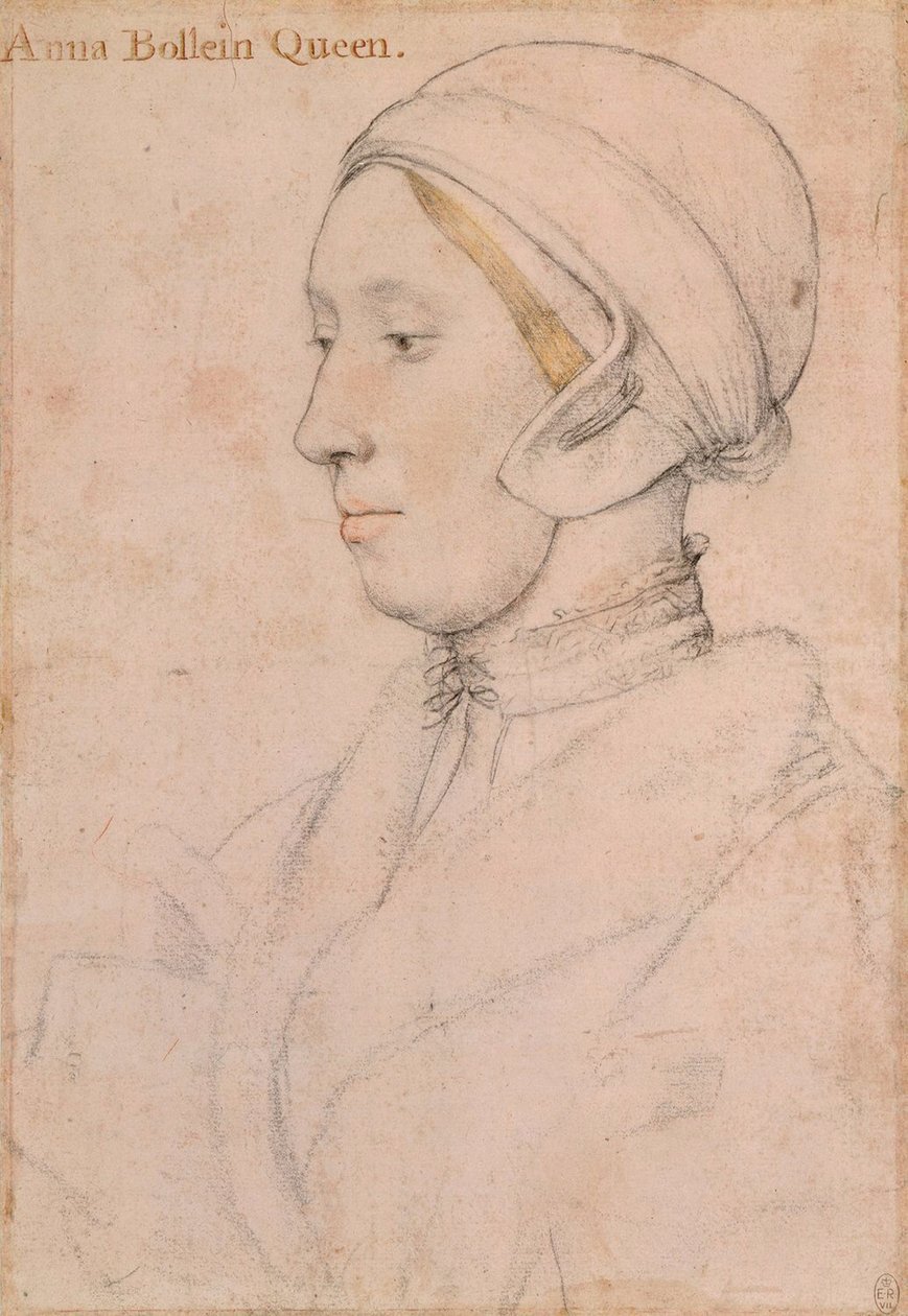 Neznámá lady Anne Boleyn, 1536 od Hans Holbein der Jüngere