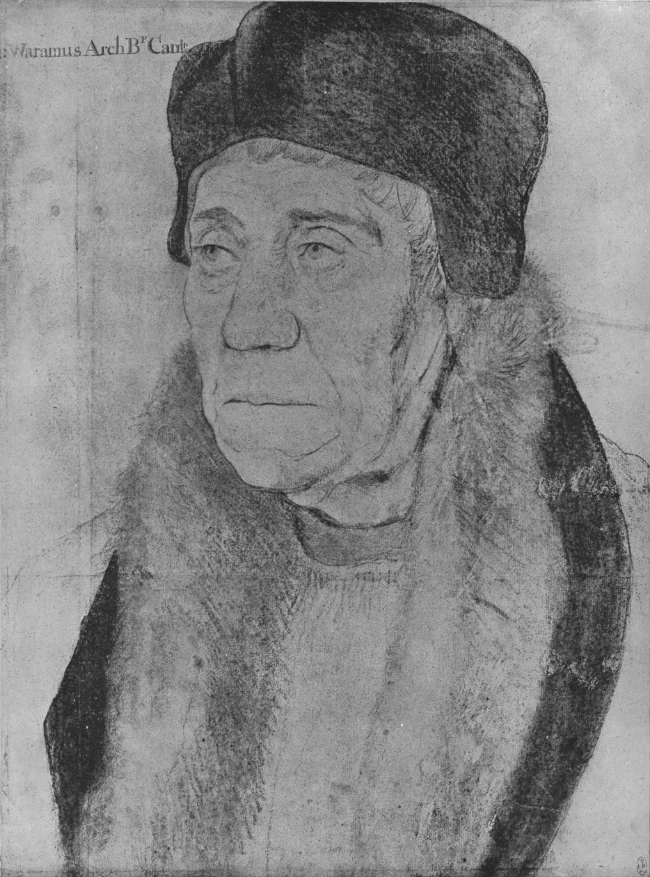 William Warham, arcibiskup z Canterbury, 1527 1945 od Hans Holbein der Jüngere