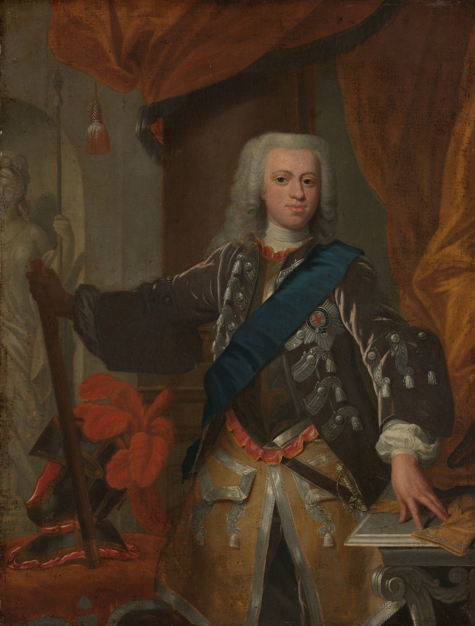 William IV (1711-51), princ Oranžský od Hans Hysing (attributed to)