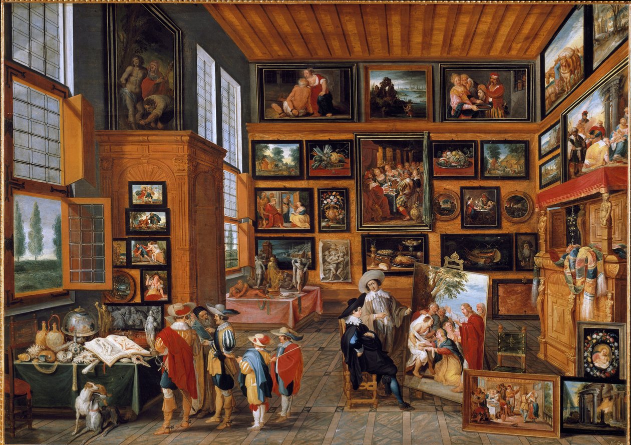 Galerie umění. (Malování od Hans III Jordaens