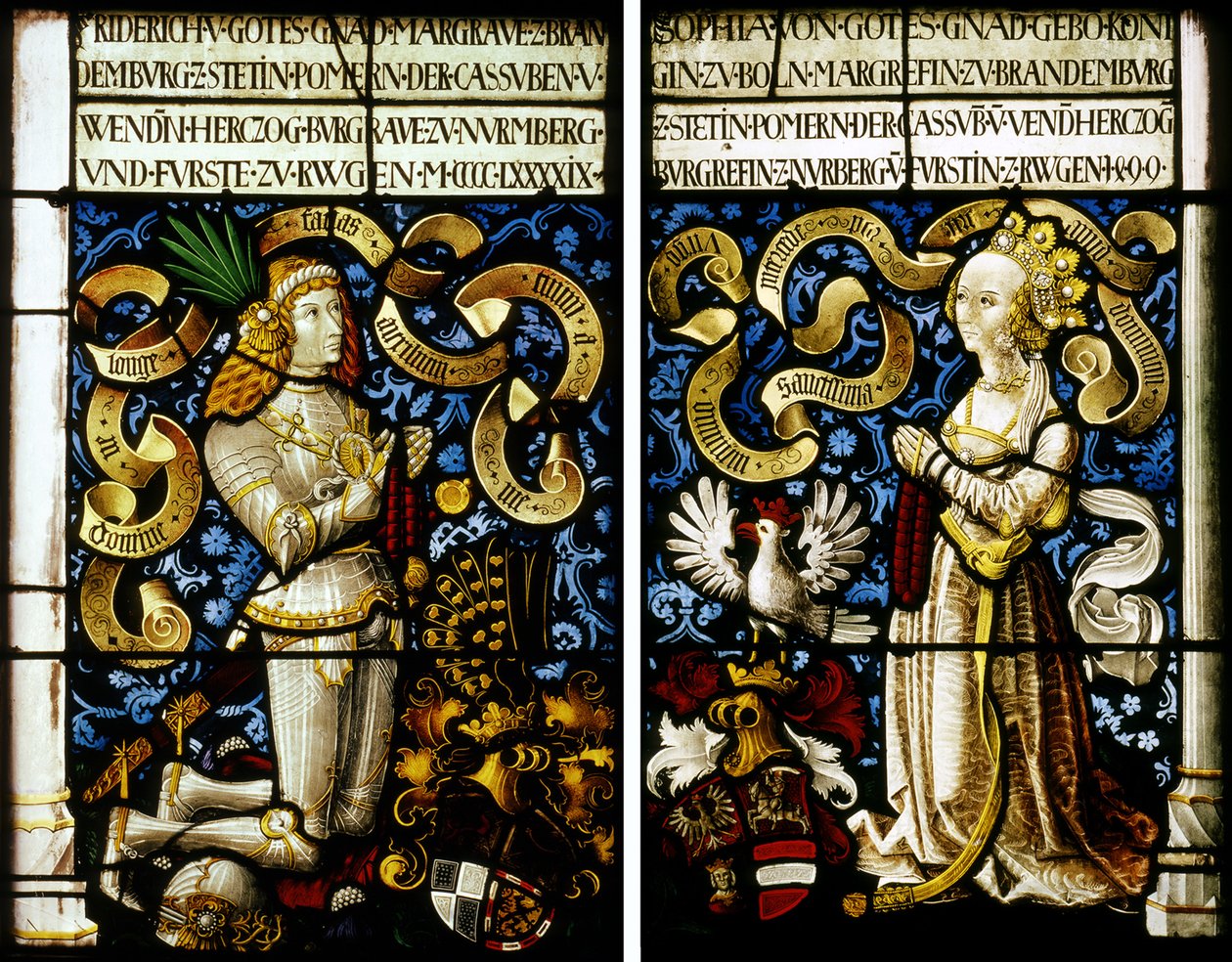 Markrabě Fridrich z Braniborska-Ansbachu 1460–1536 a jeho manželka Sophia Jagellonská 1464–1512, 149 od Hans Kamberger