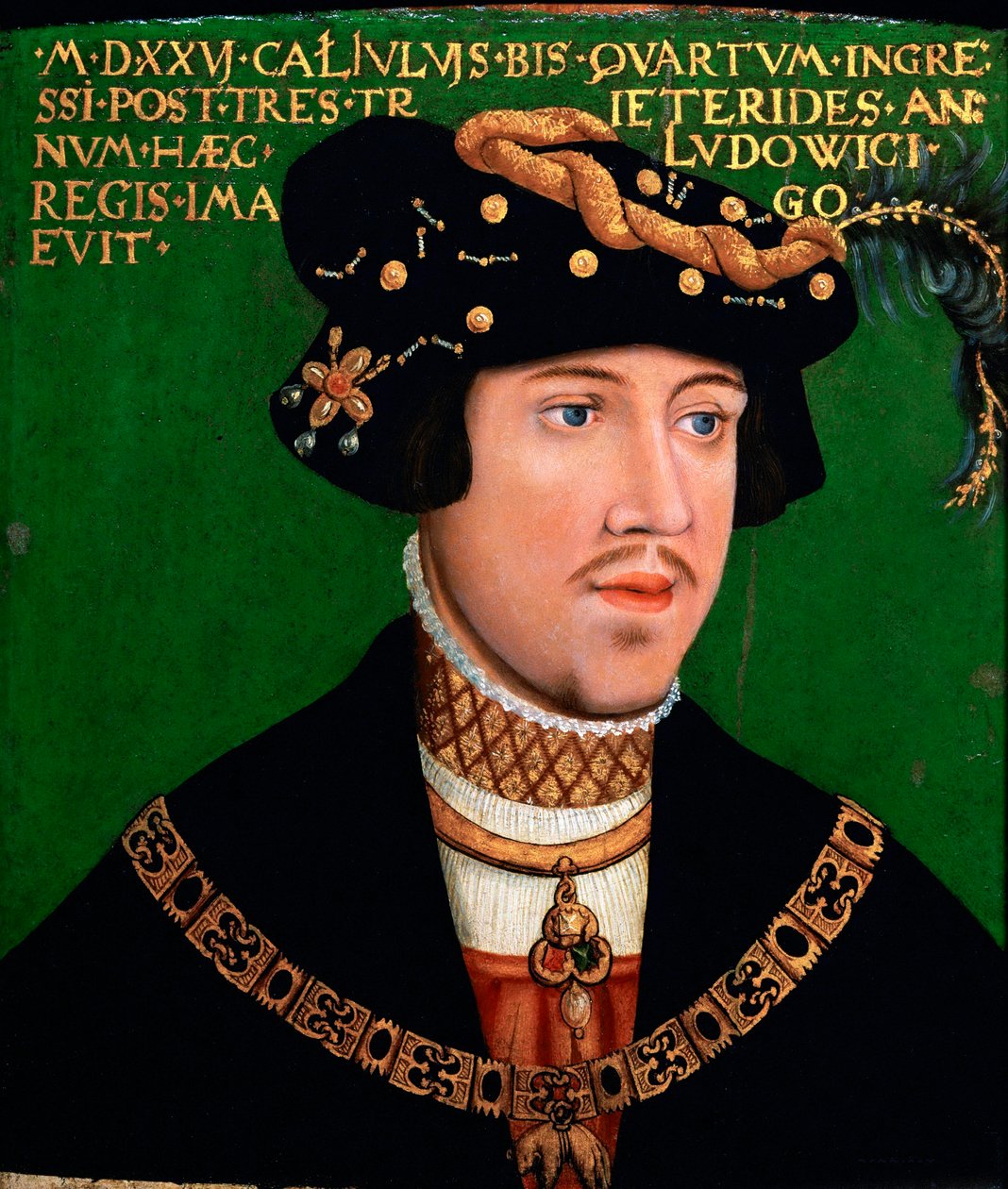 Uherský král Ludvík II., cca 1522 od Hans Krell