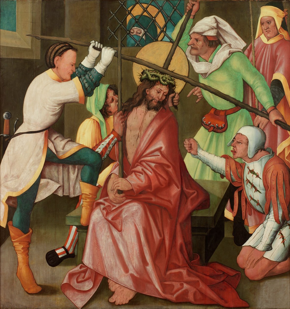 The Reviling of Christ, c.1510-30 (olej na panelu) od Hans Leonard Schaufelein