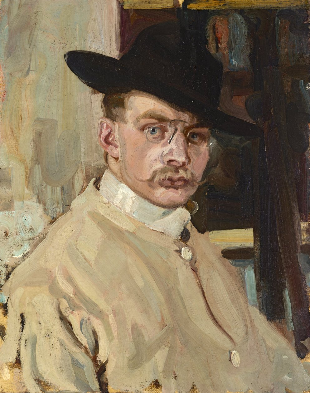 autoportrét od Hans Lesker