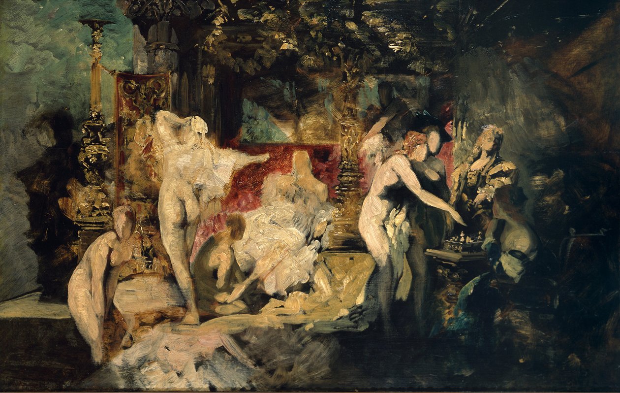 Léto. Studie od Hans Makart