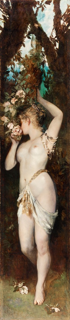 Pět smyslů: čich od Hans Makart