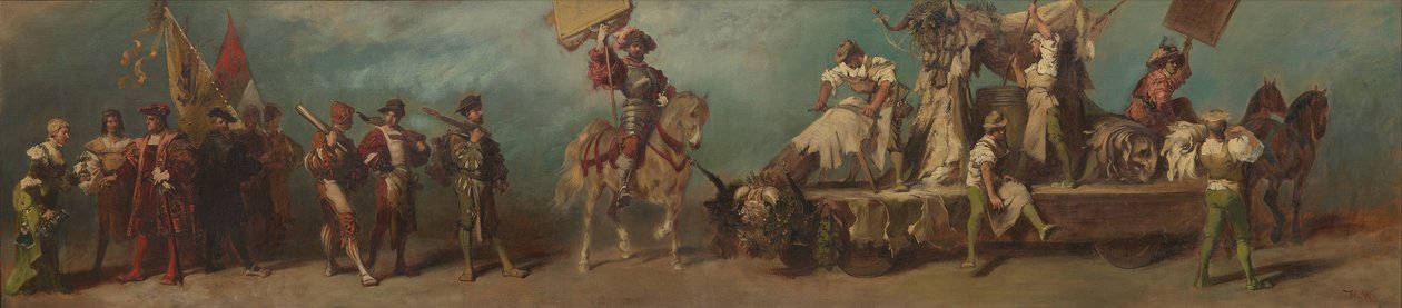 Návrh na slavnostní průvod roku 1879 - Koželuzi od Hans Makart