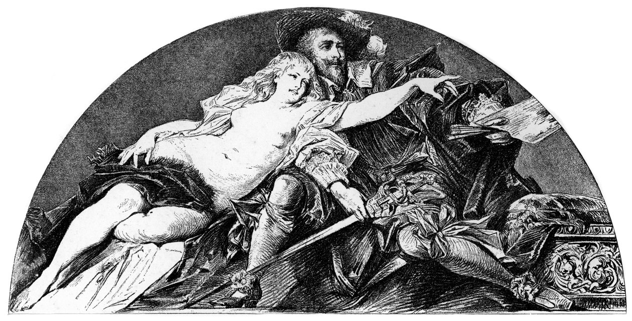 Peter Paul Rubens, vlámský barokní umělec, c1880-1882 od Hans Makart