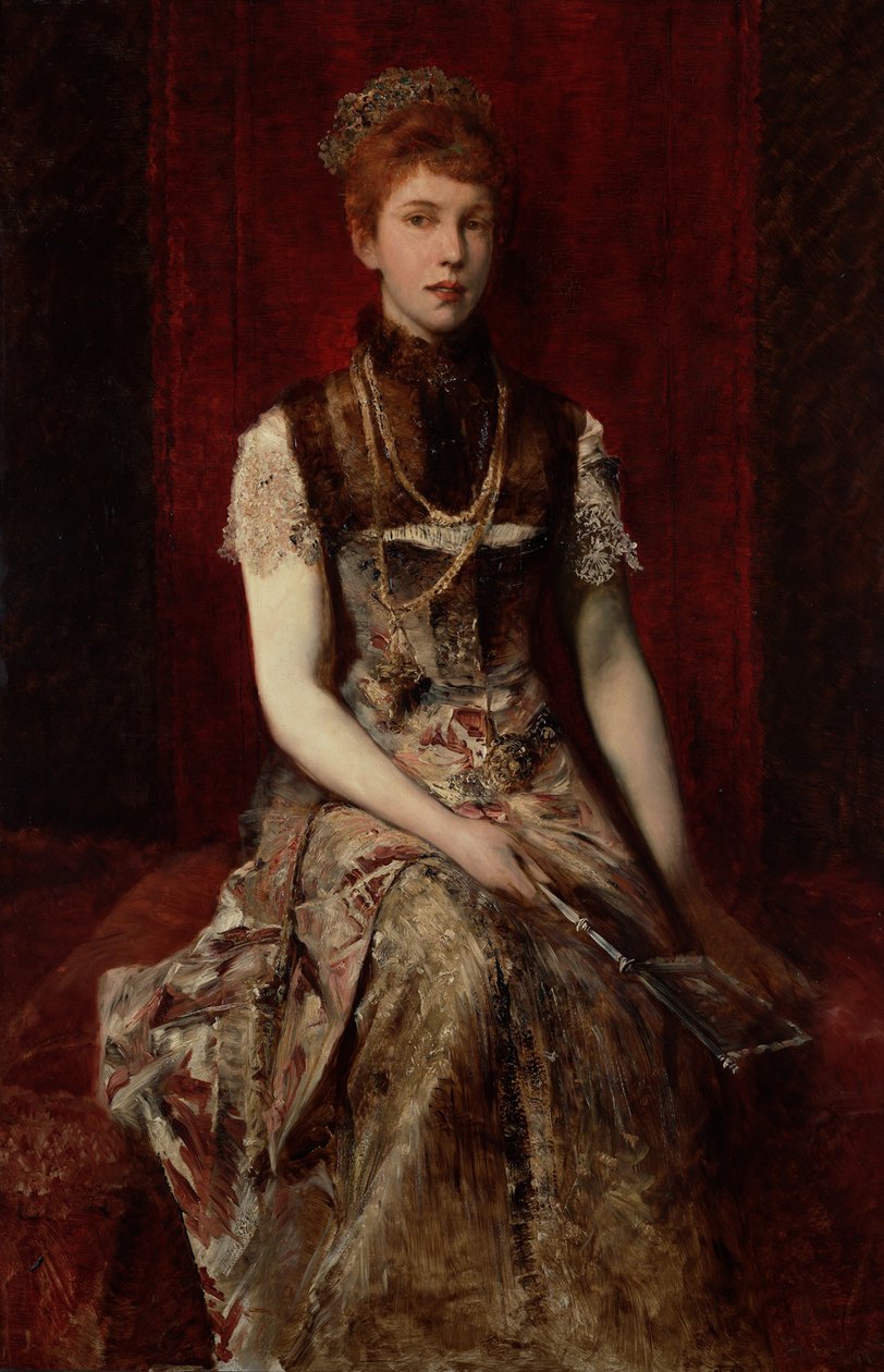 Portrét Dory Fournier-Gabillon, cca 1879 od Hans Makart