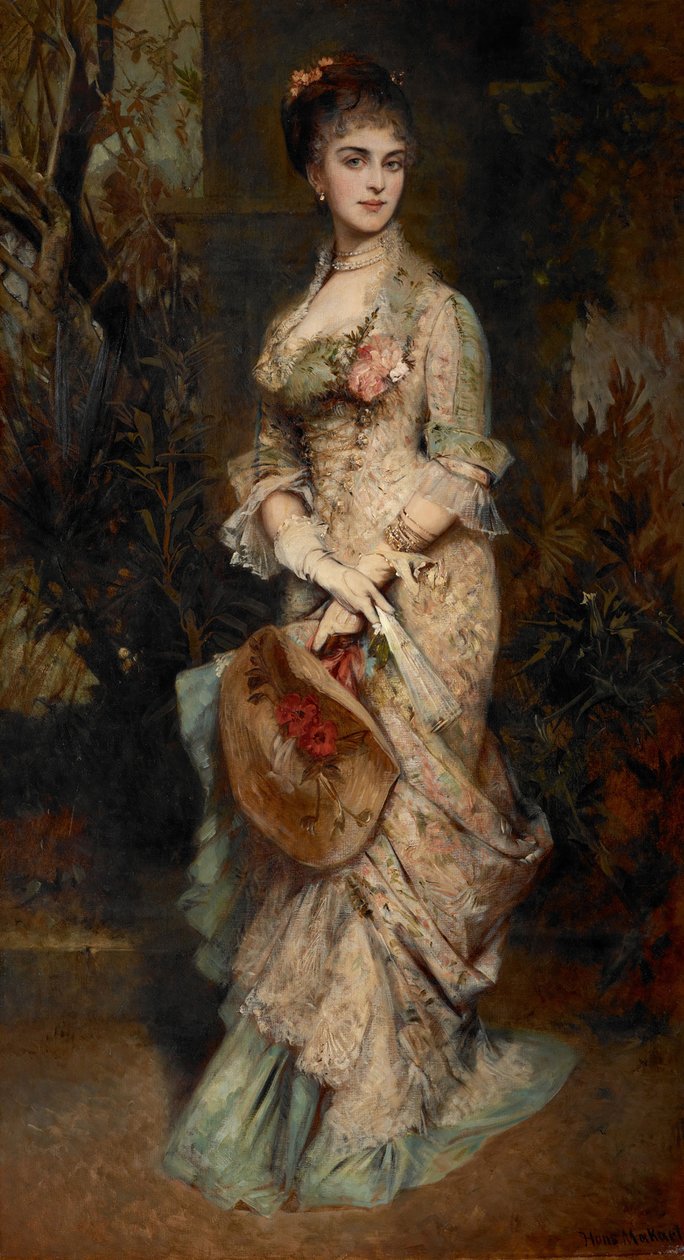 Portrét Hanny Klinkoschové (1849-1925), z roku 1890 Sňatek s princeznou von Liechtenstein od Hans Makart