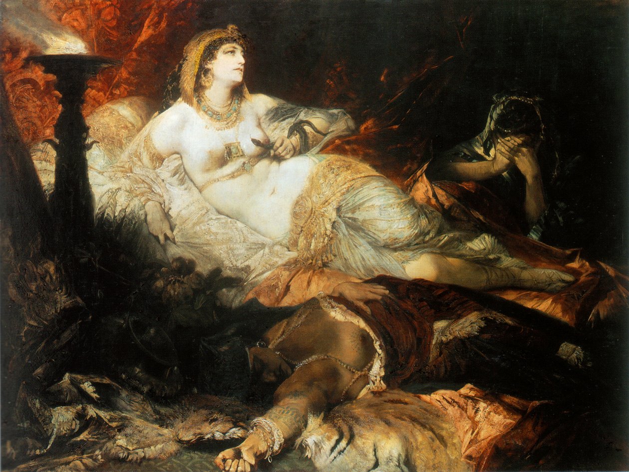Smrt Kleopatry, 1875. od Hans Makart
