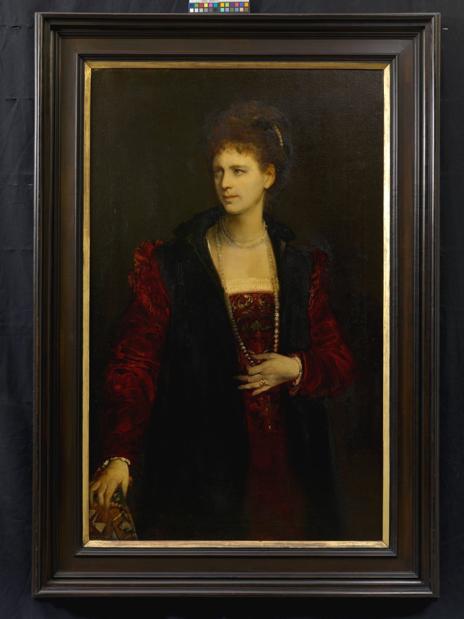 Zerline Gabillon, rozená Würzburgová (1834–1892), herečka od Hans Makart
