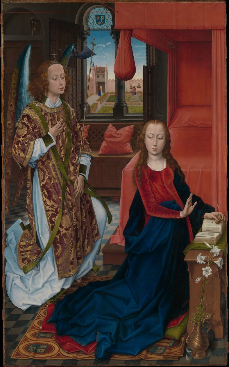 Zvěstování od Hans Memling