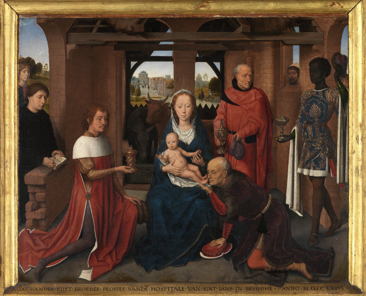Centrální panel Triptychu Jana Floreinse od Hans Memling