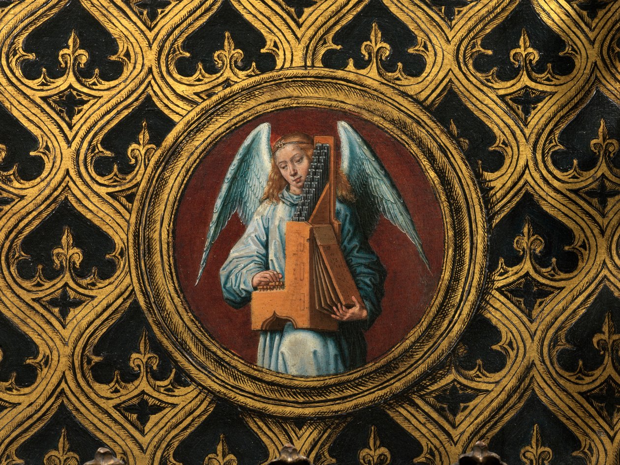 Detail relikviáře svaté Uršuly od Hans Memling
