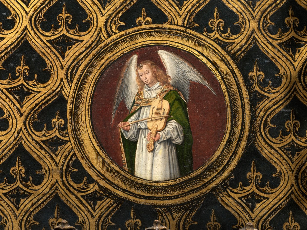 Detail relikviáře svaté Uršuly od Hans Memling
