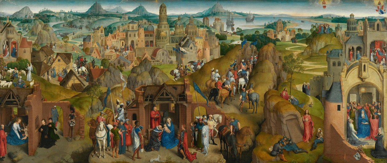 Sedm radostí Panny Marie od Hans Memling
