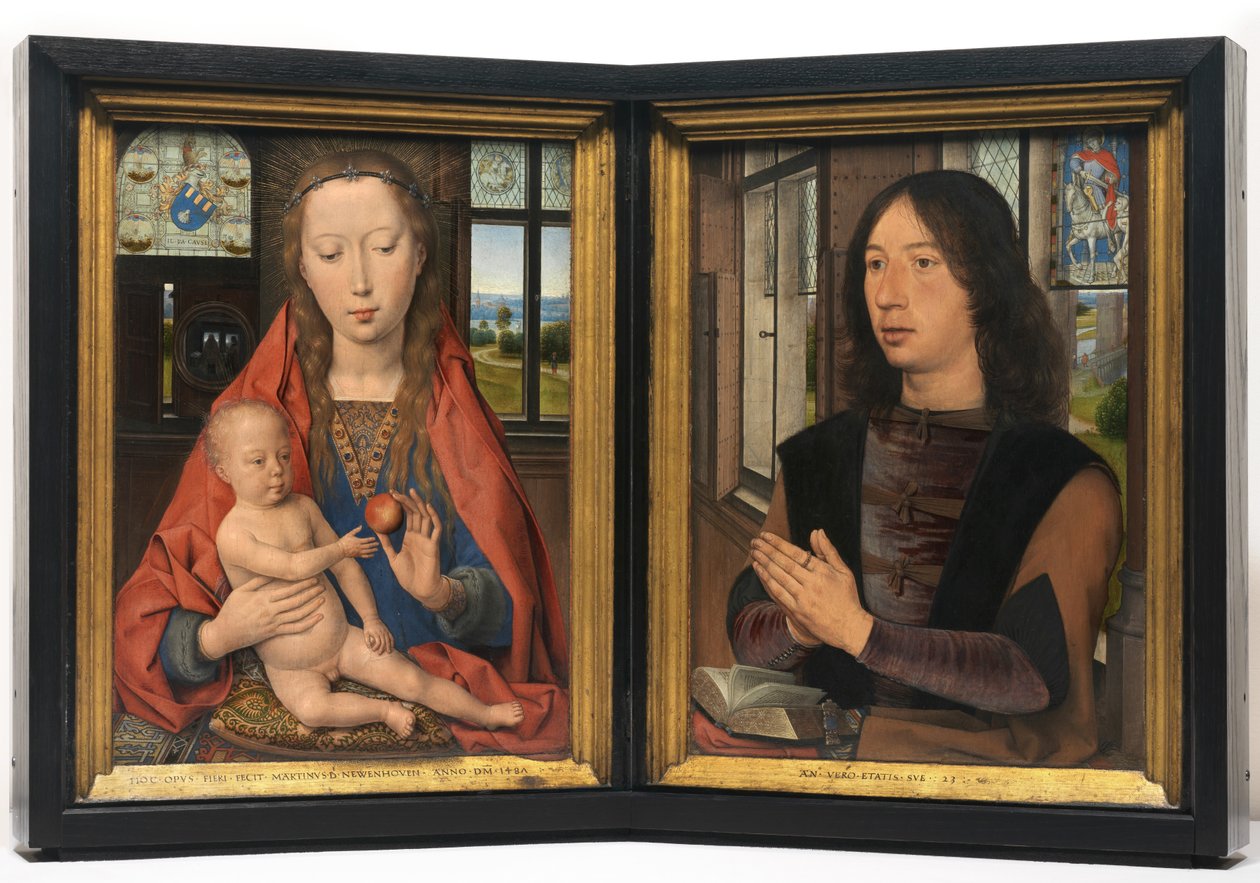 Diptych nebo Maarten van Nieuwenhove od Hans Memling