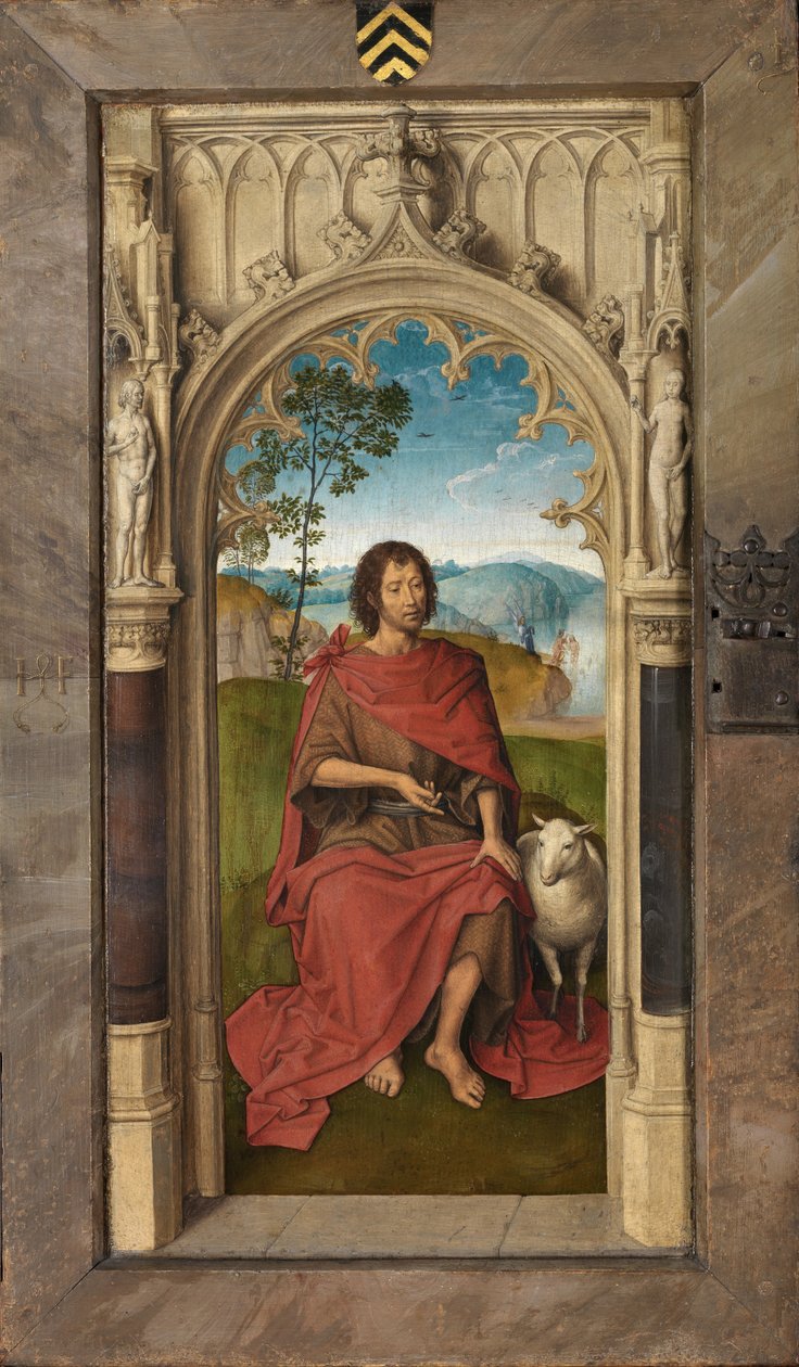 Vnější panel Triptychu Jana Floreinse od Hans Memling