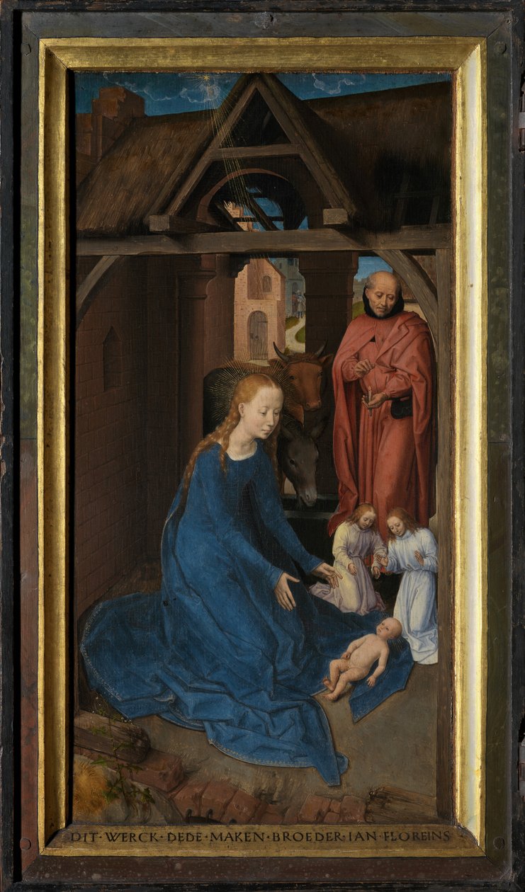 Levý panel Triptychu Jana Floreinse od Hans Memling