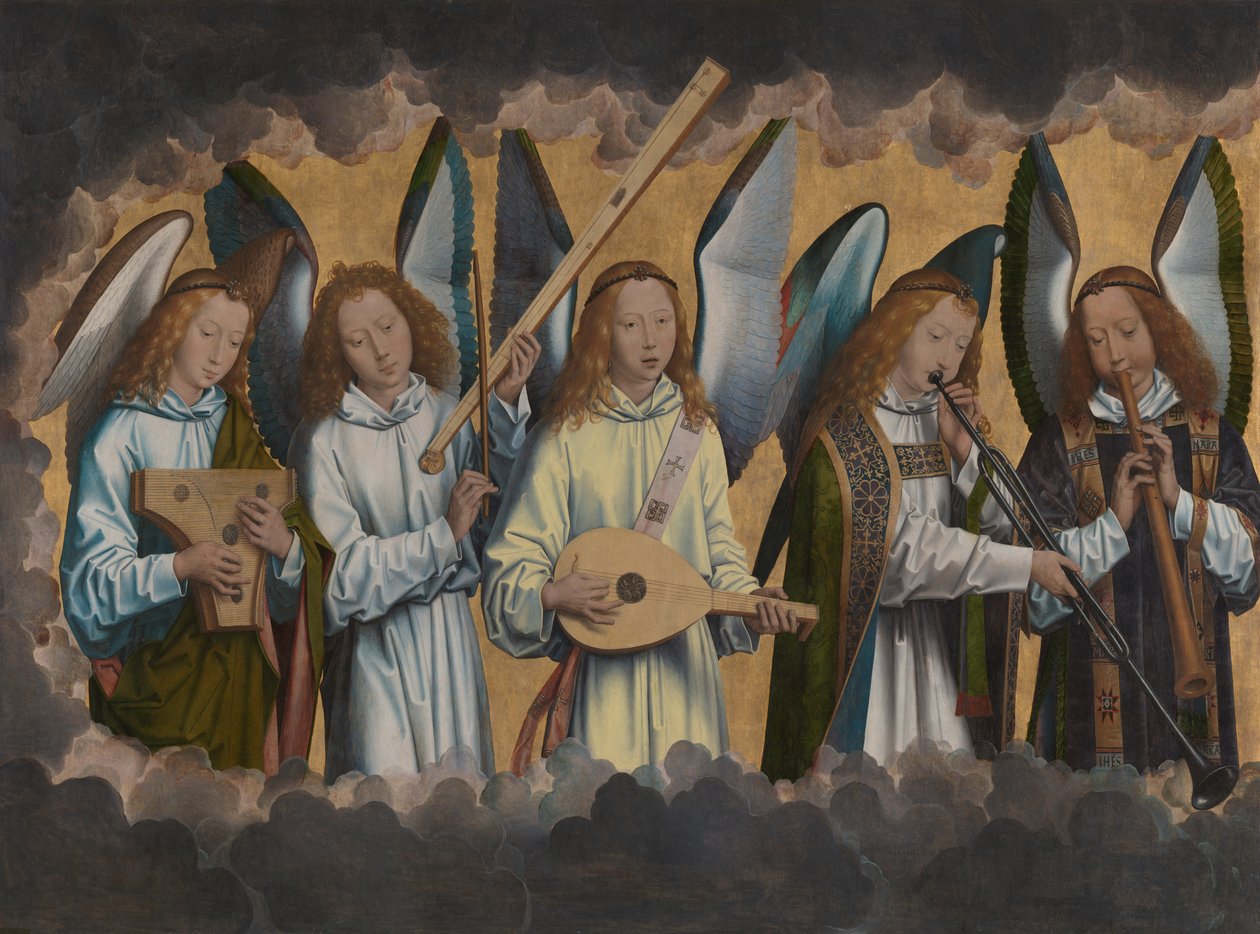 Hudební tvorba Andělé od Hans Memling