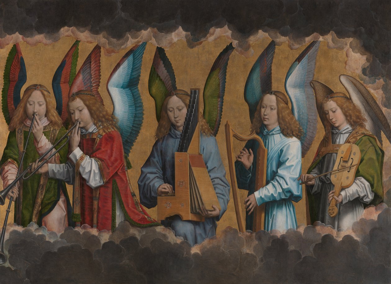 Hudební tvorba Andělé od Hans Memling