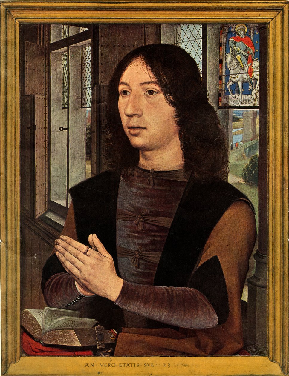 Portrét Martina Van Nieuwenhowena, 1478. od Hans Memling