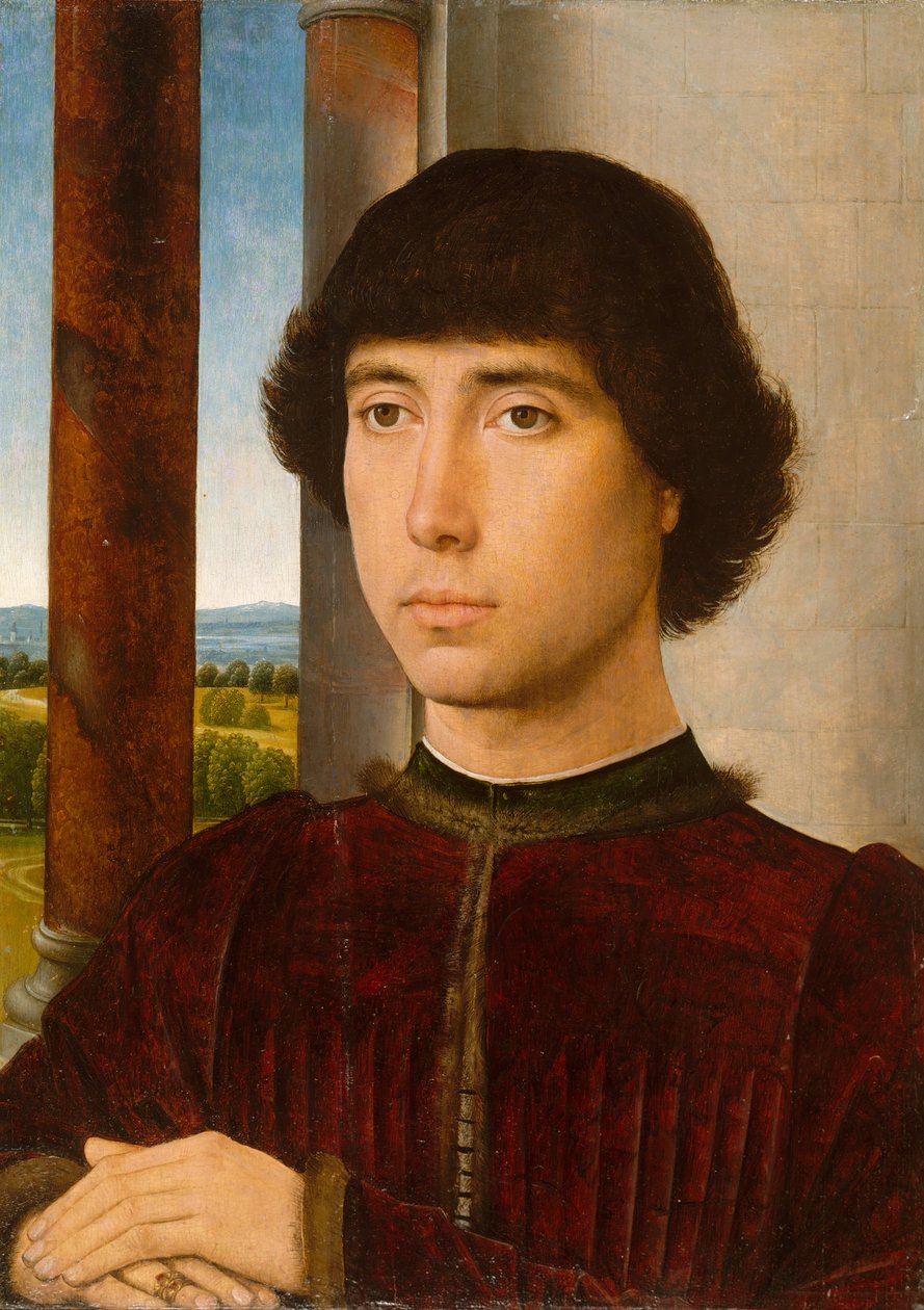 Portrét mladého muže, ca. 1472-75. od Hans Memling