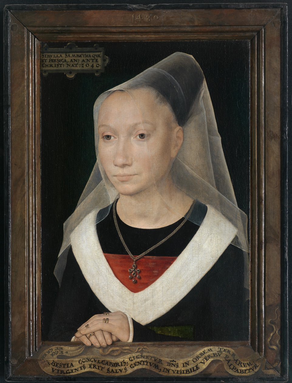 Portrét mladé ženy od Hans Memling