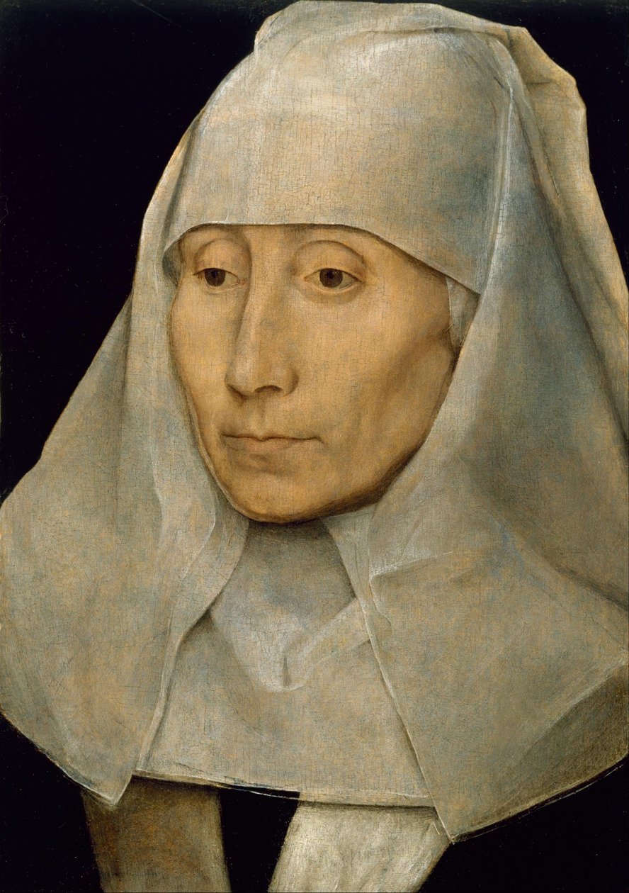 Portrét staré ženy od Hans Memling