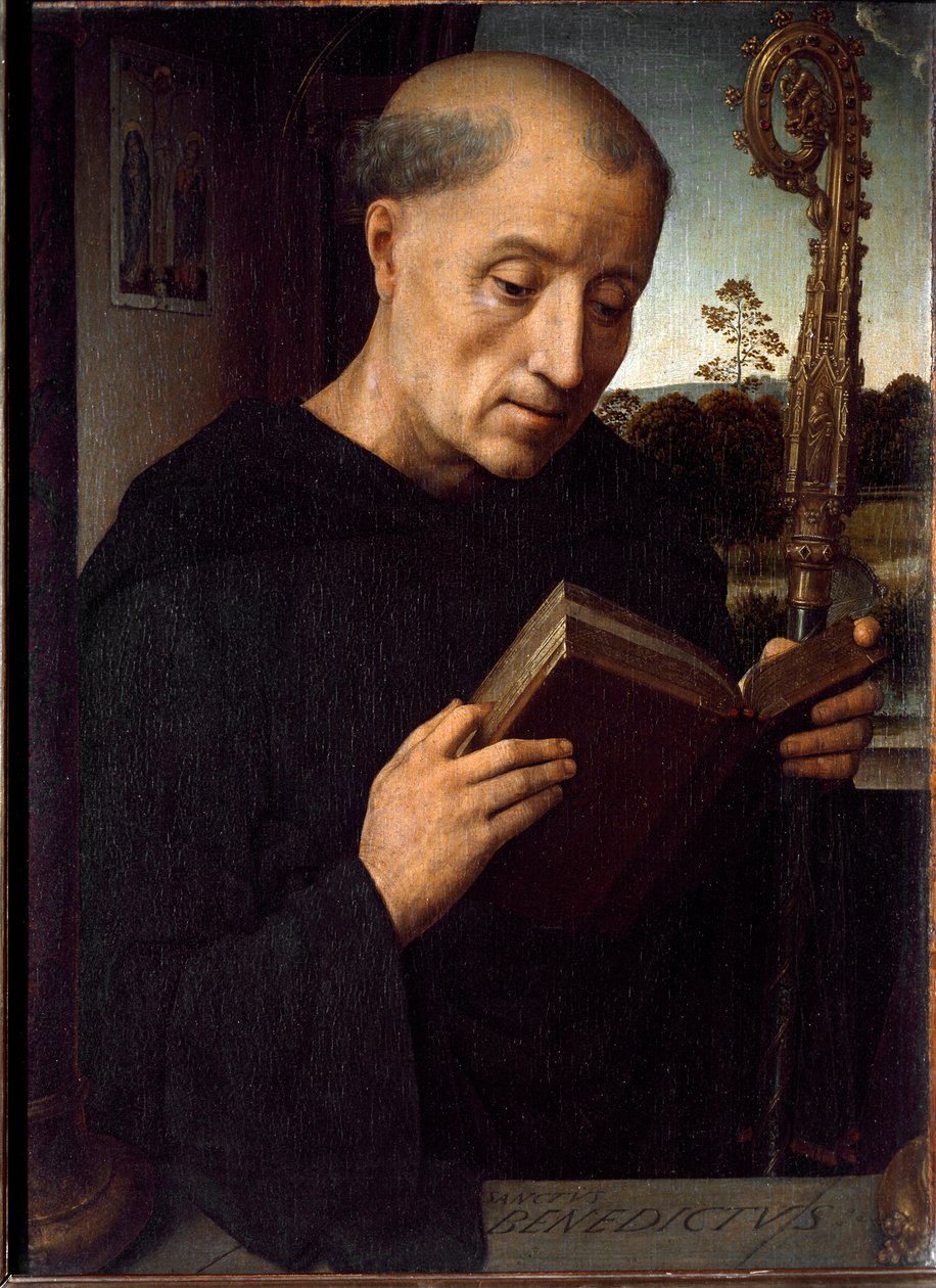 Zastoupení svatého Benedikta z Nursie od Hans Memling