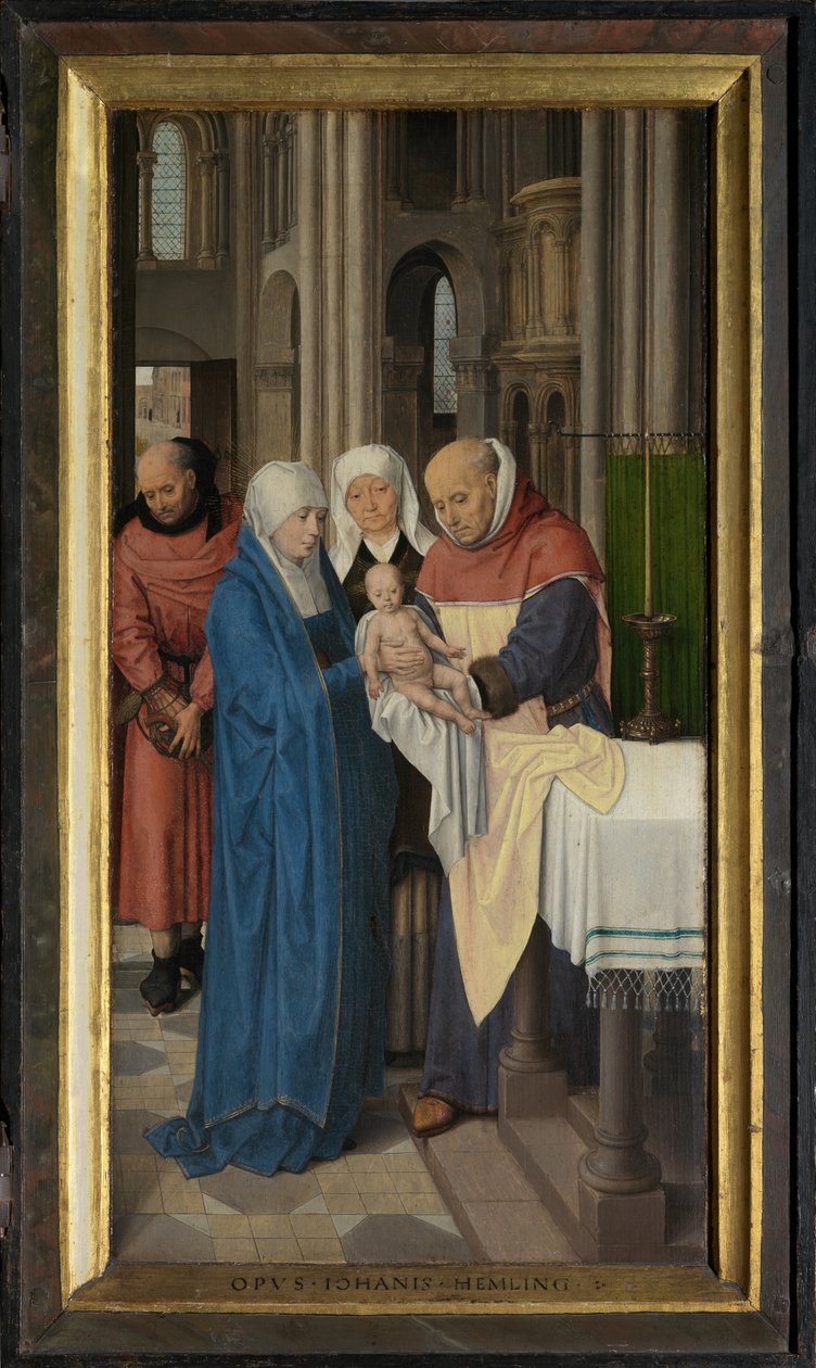 Pravý panel Triptychu Jana Floreinse od Hans Memling