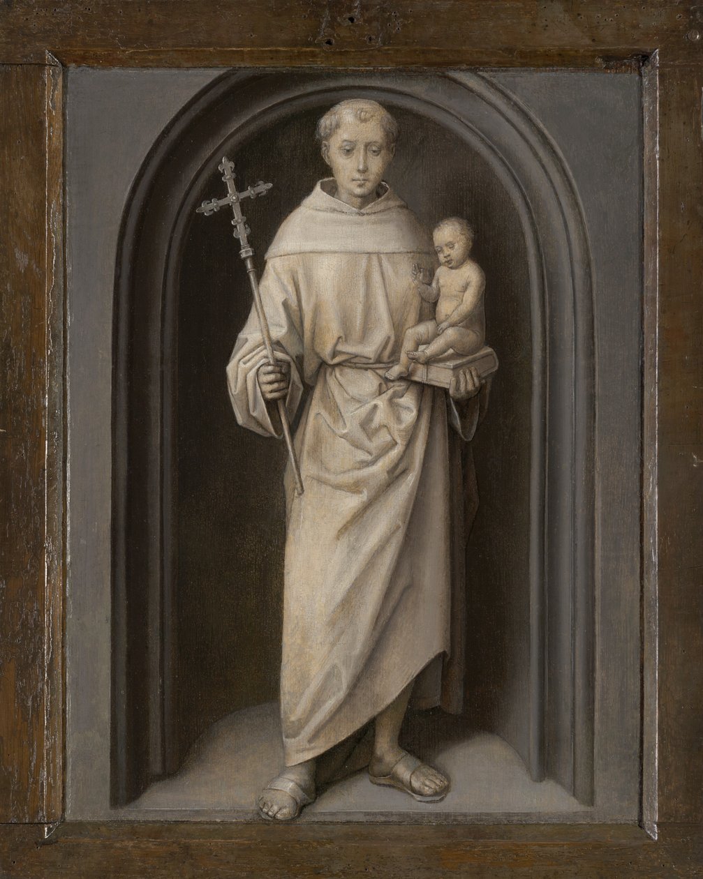 Svatý Antonín z Padovy, 1485-90 od Hans Memling