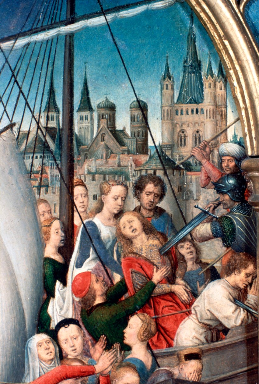 Svatyně St Ursula, Mučednictví, Detail, 1489 od Hans Memling